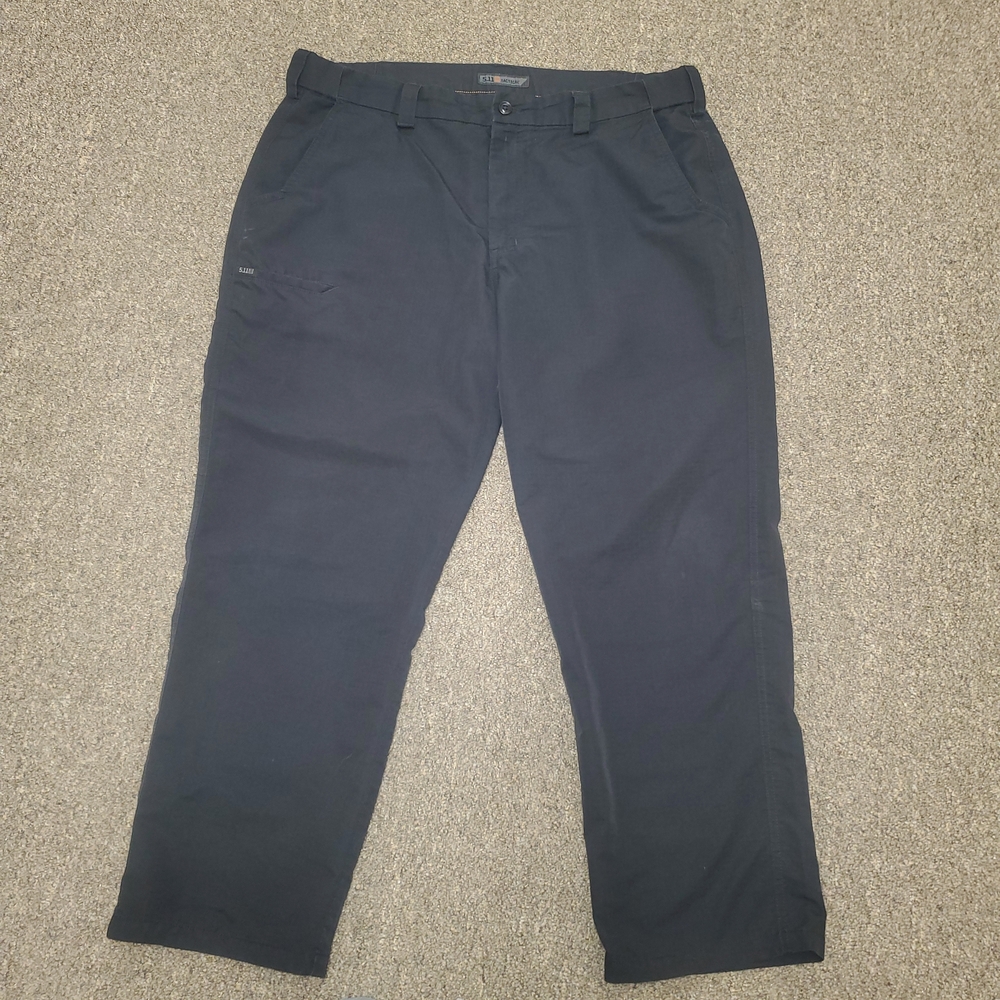 5.11 Tactical Men's Fast-Tac Urban Pants Ripstop Size 40 x 30 Black 74461